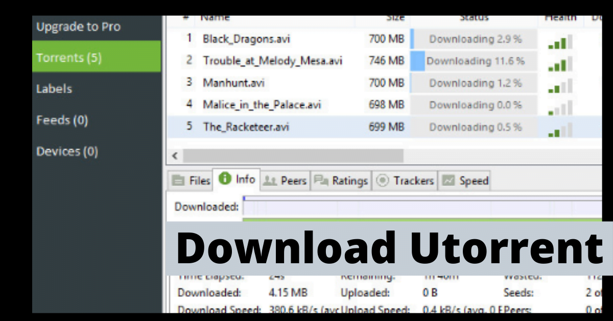 utorrent free download for movies and music