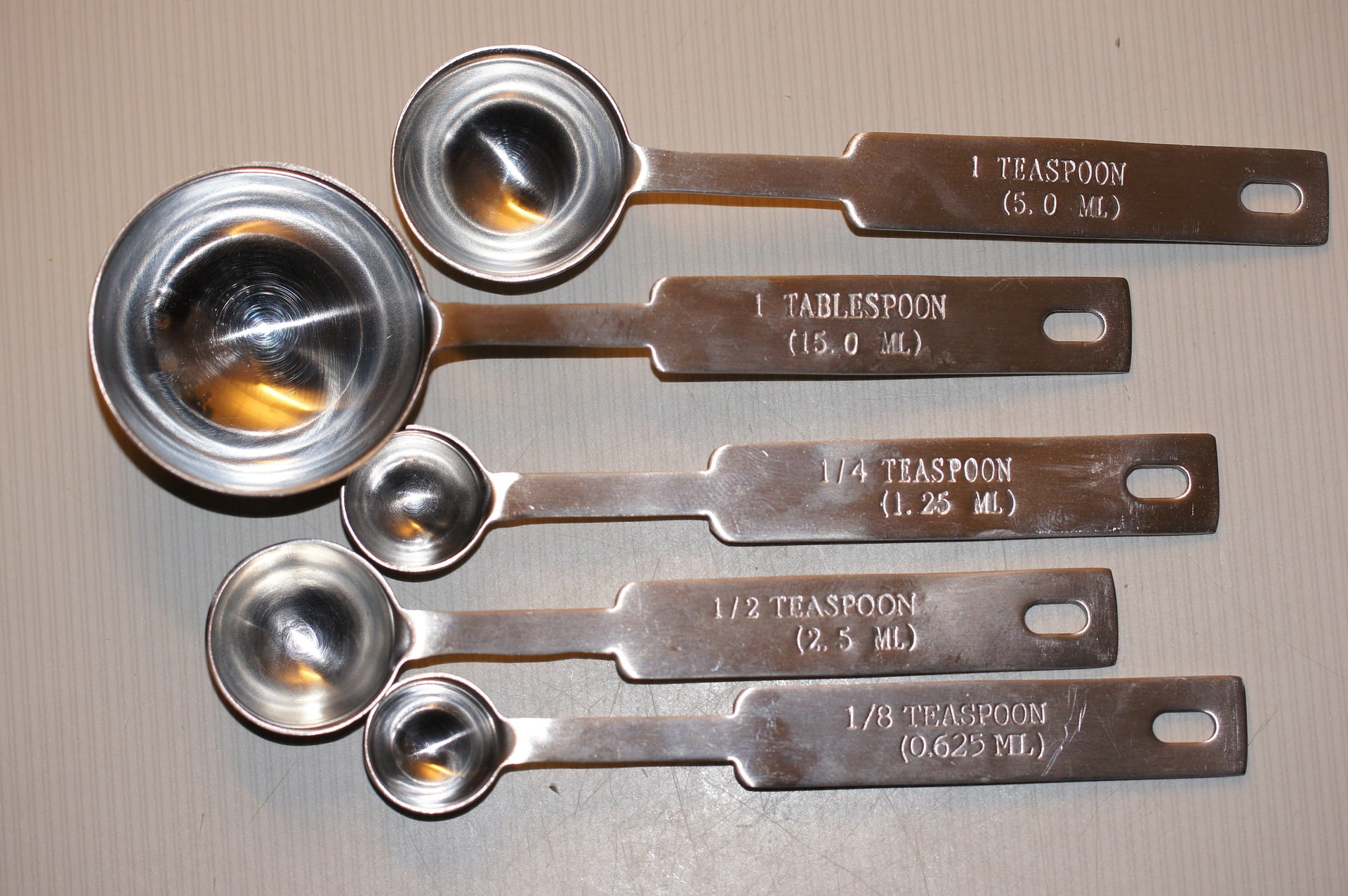 Measuring spoons