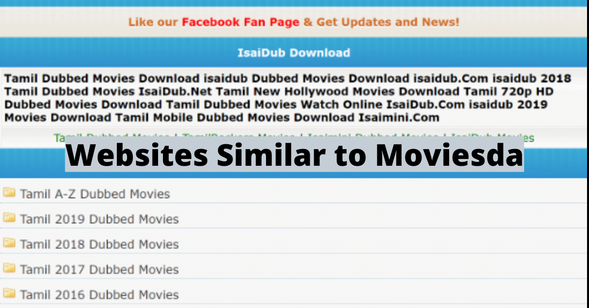 Websites Similar to Moviesda