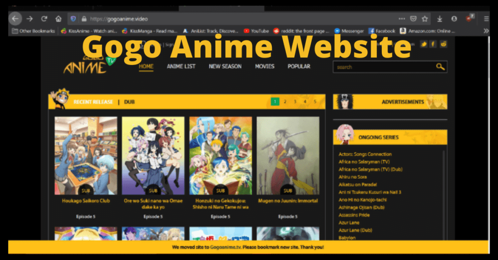 Gogoanime Unblock Proxy Servers - Watch HD Anime Online Free in 2020