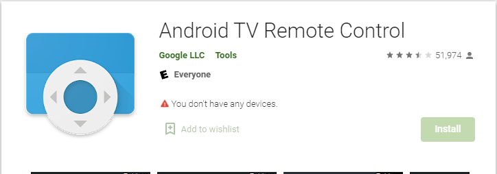 Android TV Remote Control