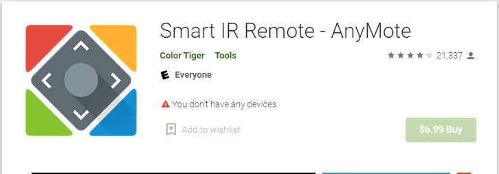 AnyMote Smart IR Remote