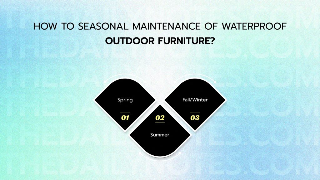 How To Seasonal Maintenance of Waterproof Outdoor Furniture_