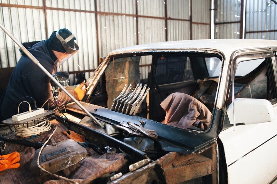 Used Cars In A Junkyard