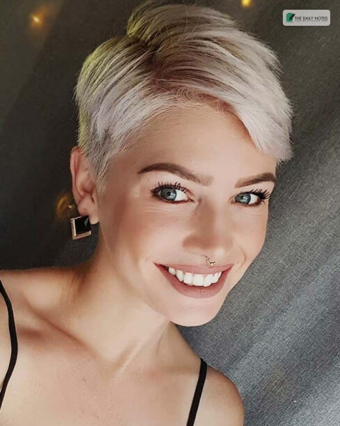 Pixie With A Deep Side Part
