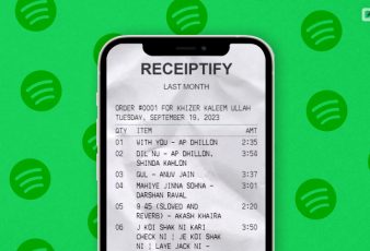 You Can Now Review Your Spotify Listening History Through Receiptify’s Creative Receipt!