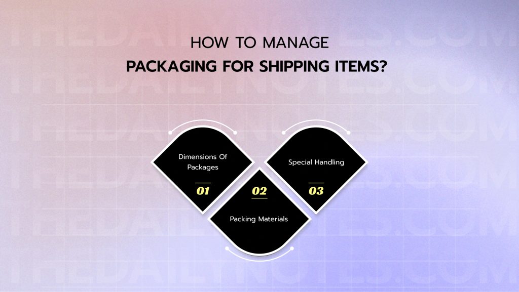 How To Manage Packaging For Shipping Items_